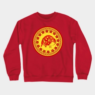 China Porcelain Rat (Chinese New Year Version) Crewneck Sweatshirt